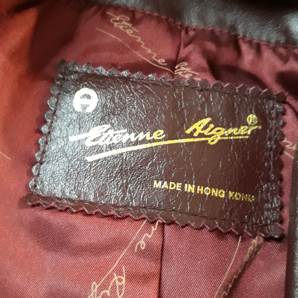 Etienne aigner Leather Jacket - Picture 4 of 9